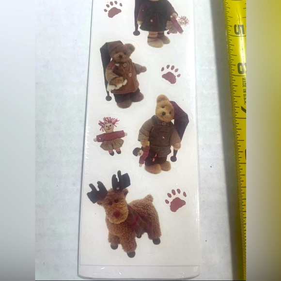 RARE Vintage VHTF Boyds Bears Mini Bears 2 Sticker Sheet - Picture 3 of 4
